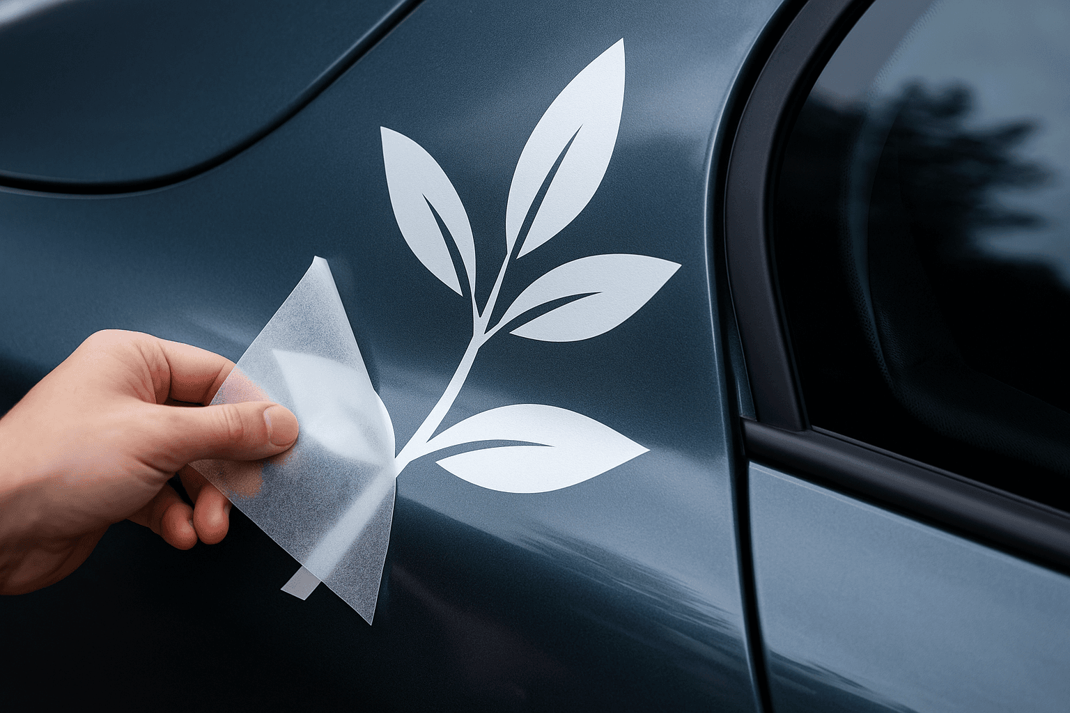 Plotrová řezaná grafika pro zahradkářství na automobil